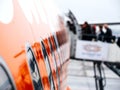 people entering airplane early in the morning in Flughafen Hambu