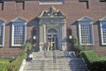 People Entering the Fogg Art Museum, Cambridge, Massachusetts