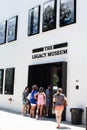 People entering The Legacy Museum in Montgomery