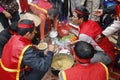 People exam to making bean cake