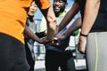 People exercising at fitness gym Royalty Free Stock Photo