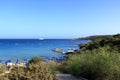 People at the famous beach of Konnos Bay Beach, Ayia Napa. Famagusta District in Cyprus