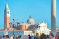 People on famous San Marco square Royalty Free Stock Photo