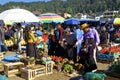 People at FarmerÃÂ´s market, San Juan Chamula, Mexico