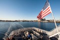 People on the ferry in Boston