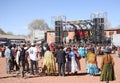 People at the festival, Mollebamba, La Paz, Bolivia Royalty Free Stock Photo