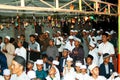 People during festivities of the 'Mawlid Nabi Muhammad SAW', Sulawesi, Indonesia Royalty Free Stock Photo