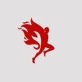 People fire logo