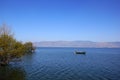 People fishing on Erhai lake, Dali, Yunnan province, China Royalty Free Stock Photo