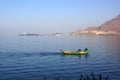 People fishing on Erhai lake, Dali, Yunnan province, China Royalty Free Stock Photo