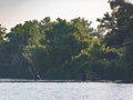 People fishing in Lake Overholser