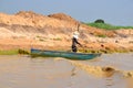 People fishing on Tonle Sap Lake Royalty Free Stock Photo