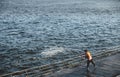 People fishing in yokohama