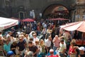 People at the fishmarket of Catania Royalty Free Stock Photo