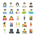 People Flat Icons Set