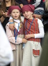 People at the fold song festival in Pirita, Tallinn Royalty Free Stock Photo