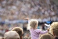 People at the fold song festival in Pirita, Tallinn Royalty Free Stock Photo