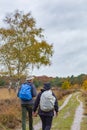 People in forest during autumn