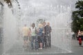 People and Fountain, South Bank Centre, London