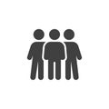 People friendship vector icon