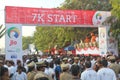 People gathering, Hyderabad 10K Run Event, India