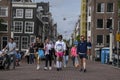 People At The Gaypride At Amsterdam The Netherlands 5-8-2023 Royalty Free Stock Photo