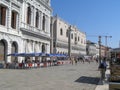 People in Giardini ex Reali in Venice