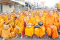 People Gives food offerings to a