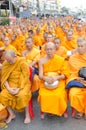 People Gives food offerings to a