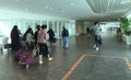 People going to boarding gates at Tan Son Nhat Airport, Saigon, Vietnam Royalty Free Stock Photo