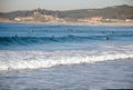 Surf time on the beach Royalty Free Stock Photo