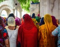 People at Golden Temple in Amritsar, India