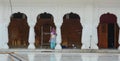 People at the Golden temple in Amritsar, India