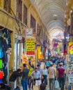 People at Grand Bazaar, Iran Royalty Free Stock Photo