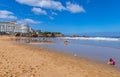 People at the Grande Plage