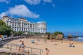 People at the Grande Plage