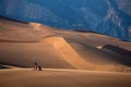 People in Great sand dunes