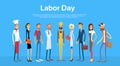 People Group Different Occupation Set, International Labor Day Royalty Free Stock Photo