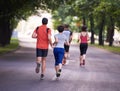 People group jogging Royalty Free Stock Photo