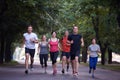 People group jogging Royalty Free Stock Photo