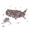 People group shape map United States