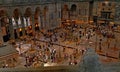 People in Hagia Sophia, Istanbul, Turkey