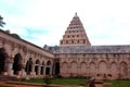 People hall with bell tower of the thanjavur maratha palace Royalty Free Stock Photo