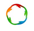 People Hands in Circle logo.