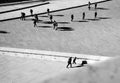 People hanging around in Opera house in Oslo Royalty Free Stock Photo