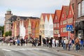 People at Hanseatic Bryggen