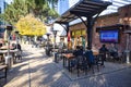 People have Lunch at San Pedro Square Market in San Jose