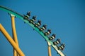 People having fun amazing Kraken rollercoaster at Seaworld in International Drive area 6