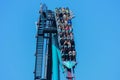 People having fun amazing Mako roller coaster at Seaworl. 6 Royalty Free Stock Photo