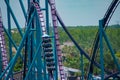 People having fun amazing Mako rollercoaster at Seaworld in International Drive area 8